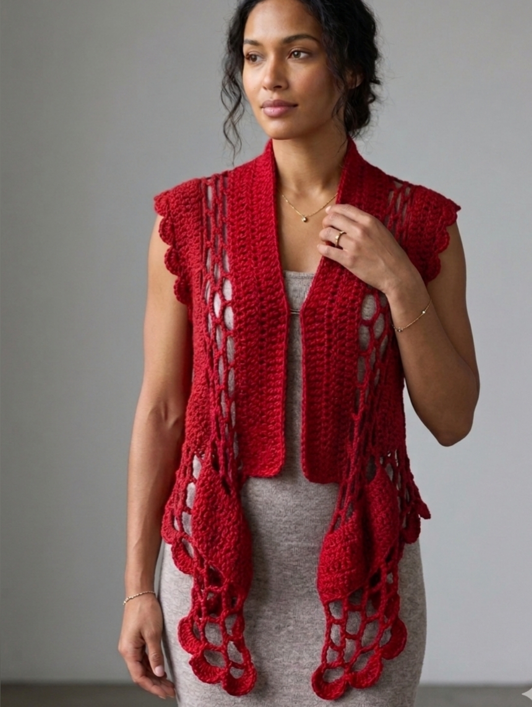 Handmade Crochet Set Styled 5 Different Ways. Skirt, Shawl, Top & Moreyour Vibe